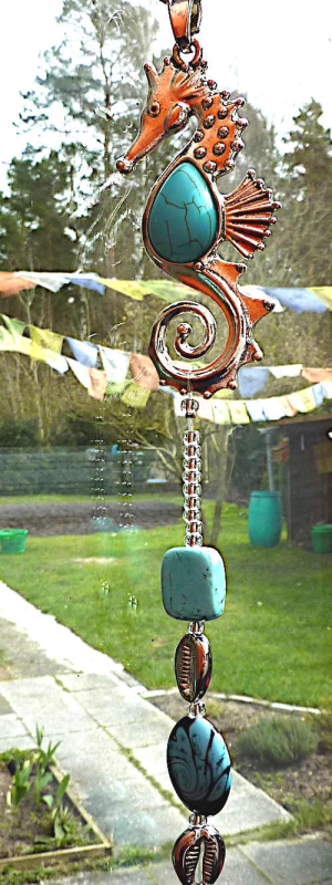 Suncatcher la mer  das Meer  XXL Türkis  104 cm